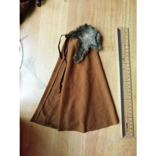 1:6 Ancient soldier Roman general Russell cloak Cape 26cm Length For 12" Figure