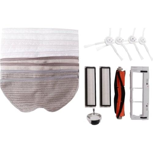 TOP!-Replacement Main Brush Cover Side Brushes HEPA Filter for Dreame D9 Robot Vacuum Cleaner Mop Cloth Rags Wheel Parts