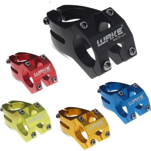 1PCS WAKE Mountain Bike Handlebar Stem Ultralight Aluminum Bicycle Stem 31.8MM