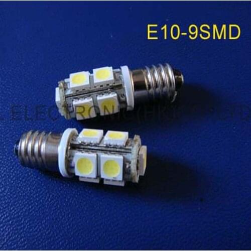 High quality 12V E10 led lights,E10 LED Car Signal Light,12v led E10 Indicator Light,E10 LED Pilot Lamp free shipping 100pcs/lot