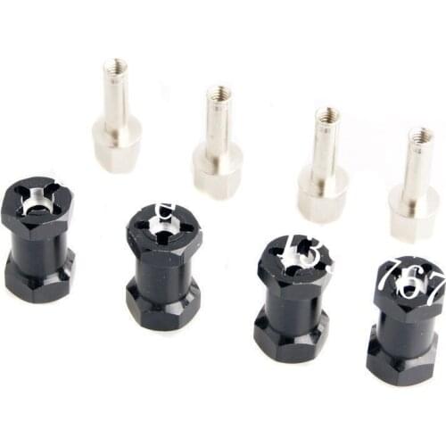 1Set RC Aluminum HEX 12mm longer combiner climbing simulation Car 20mm coupler AL For 1/10 TAMIYA CC01 AXIAL SCX10 Upgrade Parts