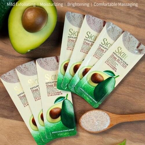 Shea Butter Peeling Gel Facial Scrub 1 Piece Moisturizing Whitening Nourishing Repair Scrub Skin Care Skin Deep Cleansing