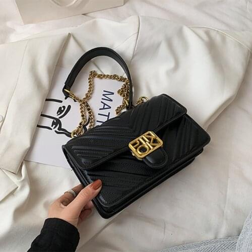 2021 New Fashion High-quality Rhombic Chain Bag Ladies Shoulder Messenger Bag Purses and Handbags Luxury Designer Sac Luxe Femme