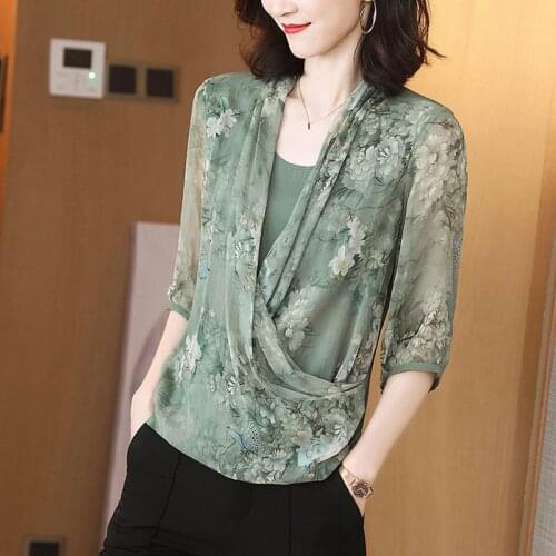 Womens Chiffon Blouses Ariouvan China