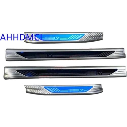 Car Welcome Pedal Threshold Strip Door Sill Strip For Geely Vision 2006 2007 2008 2009 2010 2011 2012 2013 2018 2019 2020