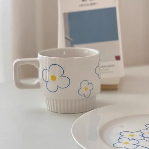 Becher Mit Strohhalm Mug Vertical Pattern Cup Stackable Cute Breakfast Coffee Milk форма для онигири трубка курения Skinny Tumbl