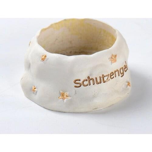 Concrete Candlestick Silicone Mold Cement Ashtray Flower Pot Mould