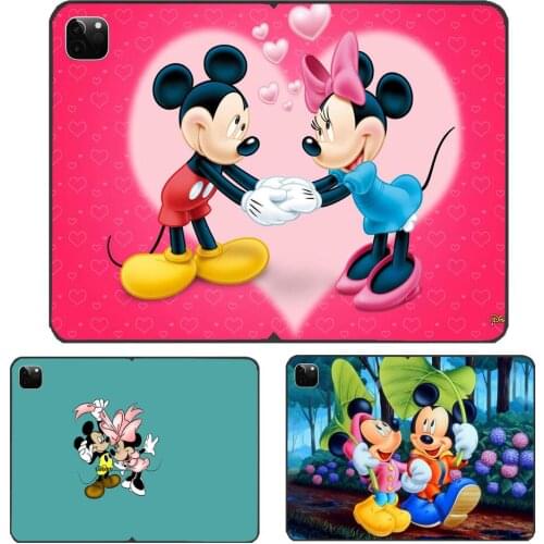 Disney Mickey Love Minnie iPad Case For i Pad 10.2 Case Hunter X Hunter Soft Silicone Back Funda Protective Cover iPad Mini 5 Pr
