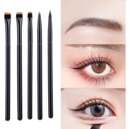 1 Pcs Eye Concealer Pen Makeup Brushes Professional Eye Liner Cream Brush Eyebrow Contour Brush Small Angled Beauty Tool