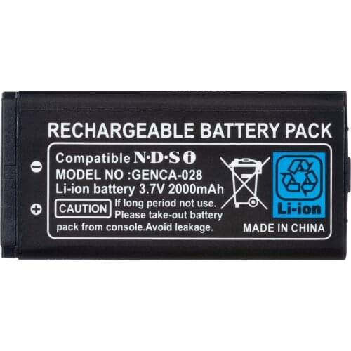 2000mAh Rechargeable Lithium-ion Battery + Tool Pack Kit for Nintendo DSi NDSi NEW Rechargeable Battery