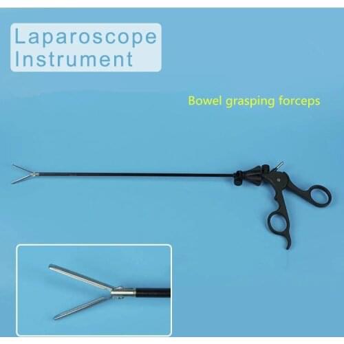 Laparoscopic instruments intestinal grasping forceps Hollow/Holding Type/Large Intestinal Grasping Forceps 5/10mm