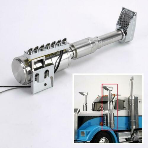 LESU Metal Air Filter LED Daylight 1/14 RC DIY Tmy King Hauler Tractor Truck TH15078