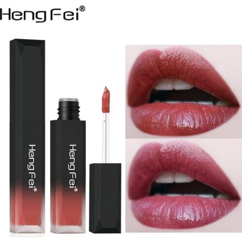 HENGFEI Matte Liquid Lipstick Waterproof Long-lasting Makeup Matte Lip Gloss Silky Moisturizer Lip Glaze Cream Make Up Cosmetics