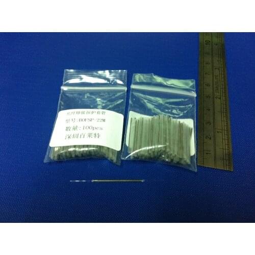 250um special-purpose BOFSP-22M China supplier high quality Transparent Micro 22mm Fiber Optic Fusion Splice Protection sleeves