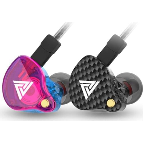 QKZ VK4 Earphone 3.5mm Wired Earbuds Sport HIFI Bass Noise Cancelling In Ear Headset Detachable Cable Earphone
