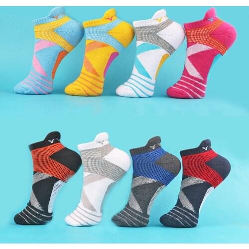 3 Pairs/Lot Towel Bottom Badminton Mens socks For Sport sweat-absorbent deodorant womens Socks Running Short Socks calcetines