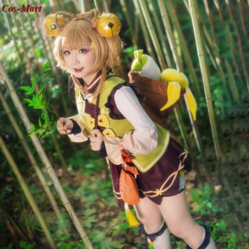New Arrival Game Genshin Impact YaoYao Cosplay Costume Full Set Cute Uniform Unisex Activity Party Role Play Clothing XXS-XXXL