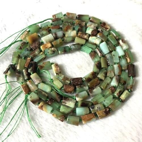 Wholesale 100% Natural Australia Chrysoprase Gem Beads,Polished Raw Gem Stone Nugget Gem Jewelry Making Beads 3strings of 15"