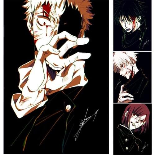 Anime Jujutsu Kaisen Blood Poster And Prints Japanese Animation HD Canvas Painting Wall Art Pictures Living Room Home Decoration