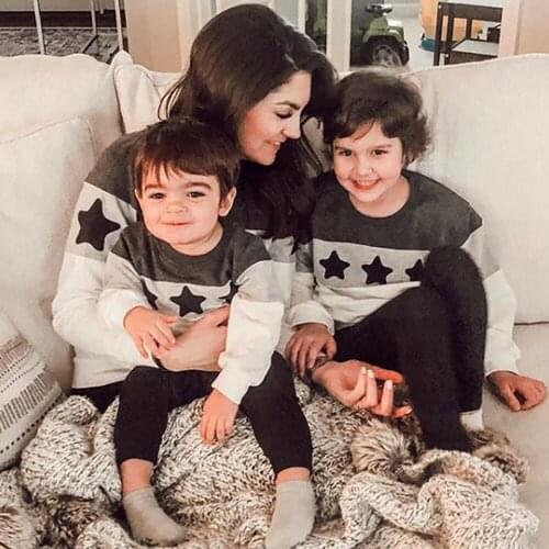 Family Look Mother and Daughter Matching Clothes 2 Colors Family Hooides Family Matching outfits Family Matching Clothes