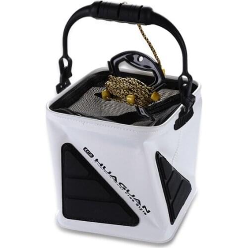 New piece bucket outdoor fishing fixed protection folding handle slippery bucket folding sale 030