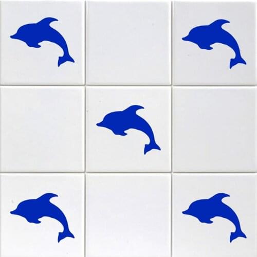 Many Styles Creative Modern Minimalist Vinyl Decal Sticker For Kitchen Bathroom Ceramic Tile Removable Waterproof Wall Art Decor