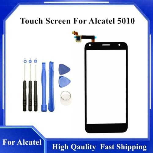 High Qaulity For Alcatel One Touch Pixi 4 5010 5010D 5010E 5010G OT-5010 Touch Screen Digitizer Front Glass Panel Sensor