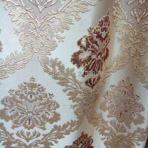 Home drapes new Free shipping curtain wholesale floor cover embroidery drapery for wedding and party curtains luxurious Cover