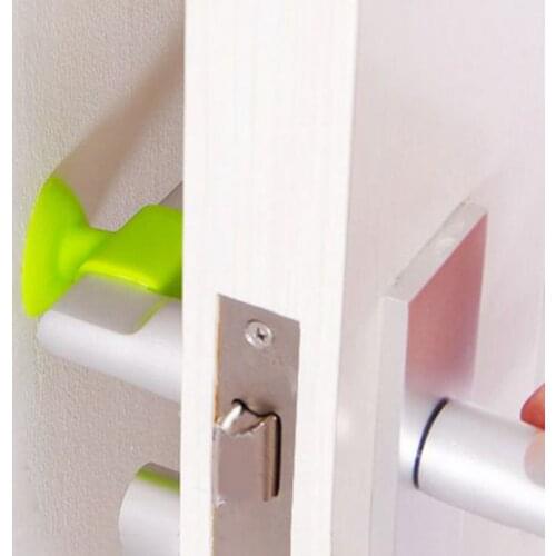 Suction Cup Door Handle Anti-collision Protector Pad Creative Suction Cup Door Handle Case Rubber Bumper Plugs