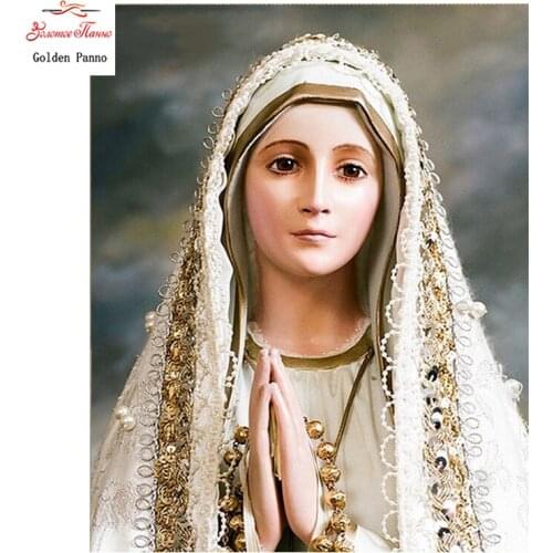 Golden Panno,5D Diy diamond painting full square Religious Icon Diamond embroidery icon painting Mosaic picture by rhinestones