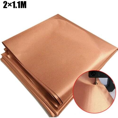 1Pc 200*110cm Antimagnetic Cloth Copper Shielding Fabric-Blocking RFID Radiation Singal Wifi RF/EMI/EMF/LF