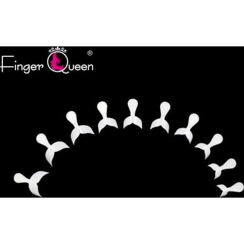 100PCS/Box Semi-posted Dovetail Fake Nails French Short Fake Nails Acrylic Tips 10 Size False Nail