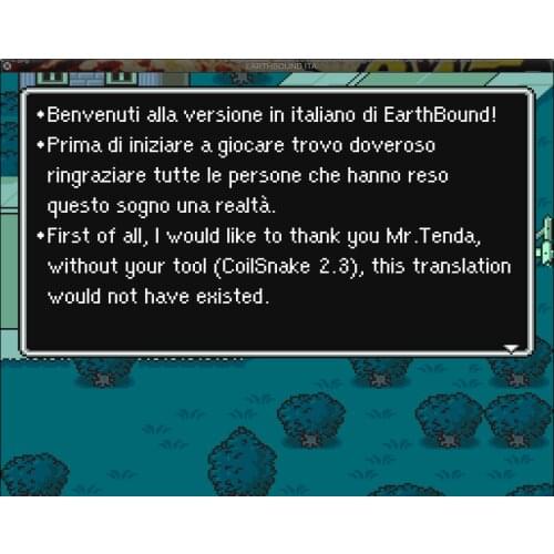 16Bit Games ** earthbound ( PAL Italian language!! )