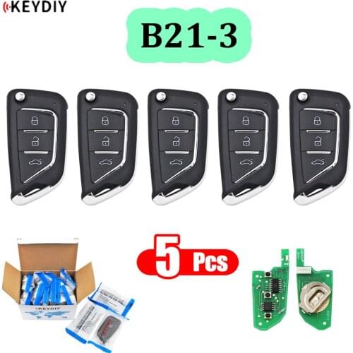 5Pcs/Lot KEYDIY Universal B Series KD Remote Control B21-3 for KD200/KD900/URG200/mini KD/KD-X2 Generate New Remote Keys