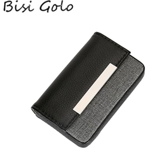 BISI GORO Aluminum Card Case Business Card Name Holder Bank Card Holder Organizer Women&Men Business Wallet Package