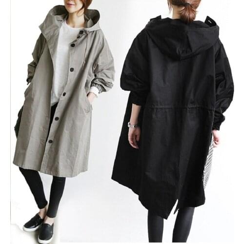 CharmNiceEast Women's Long Raincoats