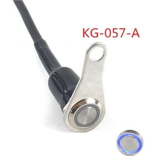 Handlebar Single Switch Motor Adjustable Parts ON/OFF Button 12V/5A Red/Blue Light Colors Options For Racing Electric Motor 35x3