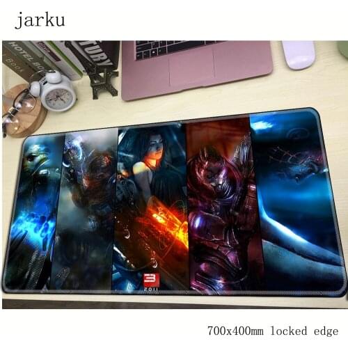 Mass effect pad mouse computador gamer mause pad 700x400X2MM padmouse big Customized mousepad ergonomic gadget office desk mats