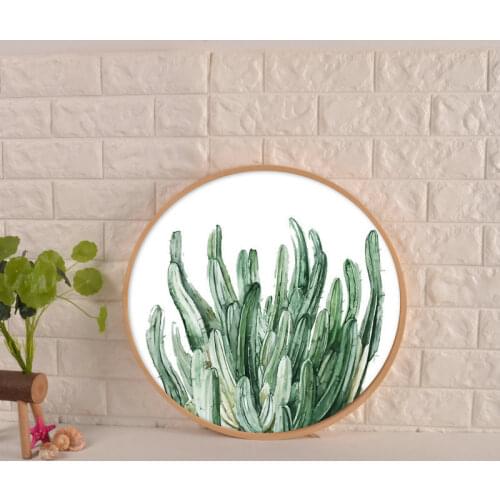 Round Photo Frame Creative Wall Hanging Frame Wooden Photo Frame 50cm60cm70cm Wooden photo frames for picture