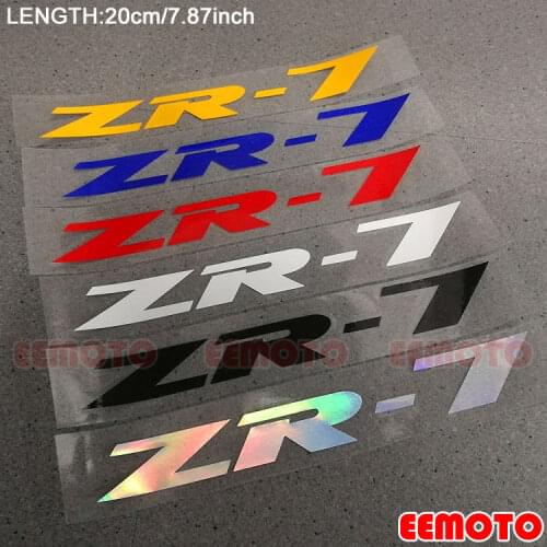 Motorcycle body Wheel Rims Fairing Helmet Tank Pad Label logo reflective Stickers Decals For KAWASAKI ZR-7 ZR7