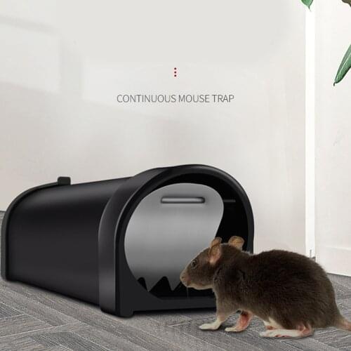 2020 New Mousetrap Live Mouse Trap No Kill Plastic Reusable Small Mousetrap Rat Trap Rodent Catcher Pest Control