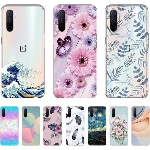 Soft Case for OnePlus Nord CE 5G Silicon Flexible Transparent Shell Back Cases 6.43Inch Shockproof Bumper Dust-proof Anti-knock