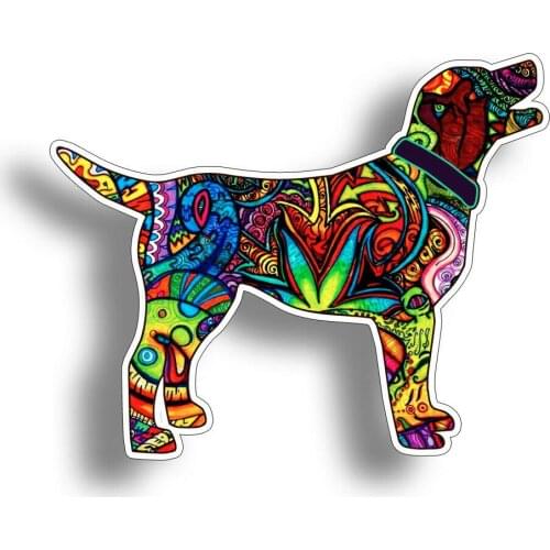 Labrador Sticker Lab Graffiti Dog Decal Cup Laptop Car Window Bumper Cooler K9