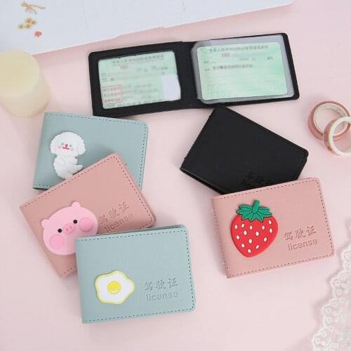 2021 New Arrival Russian Auto Drivers License Bag PU Leather Cover For Car Driving Documents Card Credit Holder Wallet