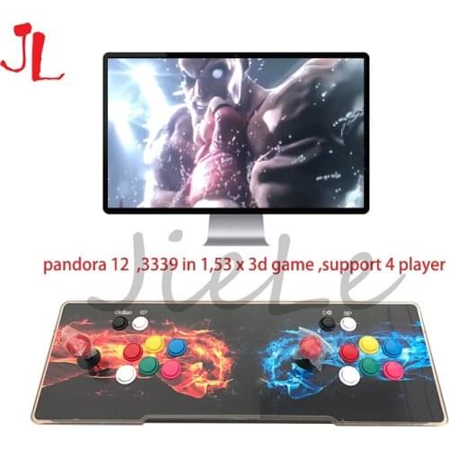 Pandora Saga Box 12 Arcade Rocker Console 3339 in 1 Zero Delay 2 players Joystick Controller 3D Games Retro Video Game Machine