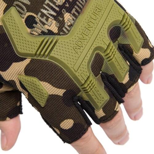 Fingerless Gloves Military Army Shooting Paintball Airsoft Bicycle Motorcross Combat Hard Knuckle Half Finger Gloves