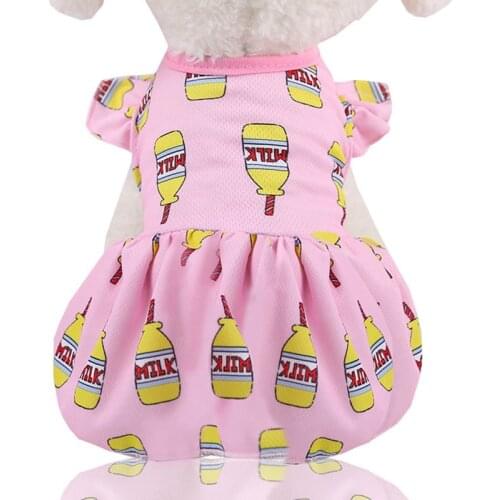 Dog Dresses Poodle Dog Clothes Party Dress For Girl Clothes Cat Yorkies Chihuahua Princess Party Pet Accessories Fashion