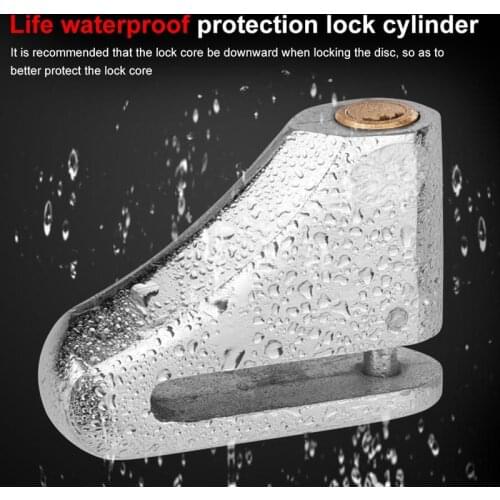 Portable Electric Scooter Skateboard Wheel Anti-Theft Disc Brake Security Lock Waterproof Motorcycle Alarm Lock Bike Lock