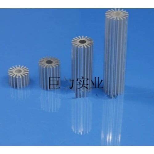 Fast Free Ship Sunflower Radiator for 3W LED lamp bead high 300mm,Diameter 19.5mm Cylindrical Type LED Circular Radiators