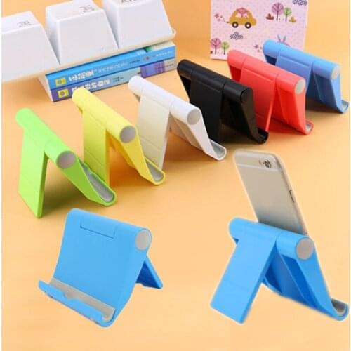 Universal table stand Phones Accessories colorful tablet lazy holder for iphone Samsung Mobile phone pad Back Cover